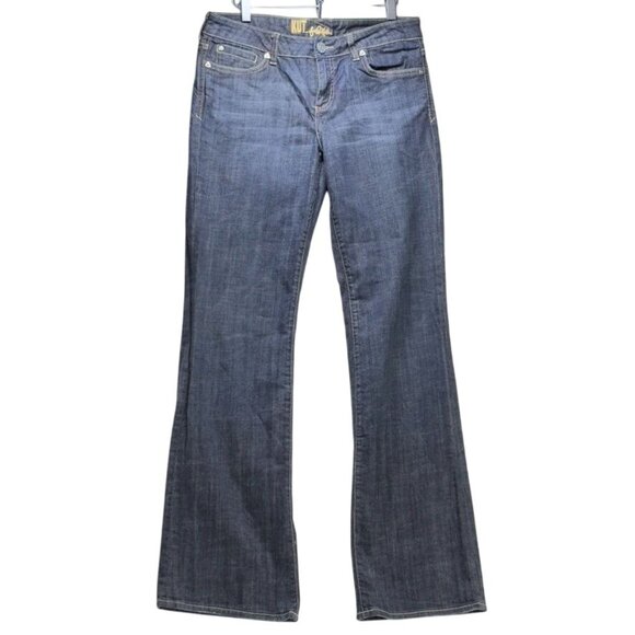 Kut From The Kloth Embellished Pocket Womens Jeans Size 6 Dark Wash - Picture 3 of 11